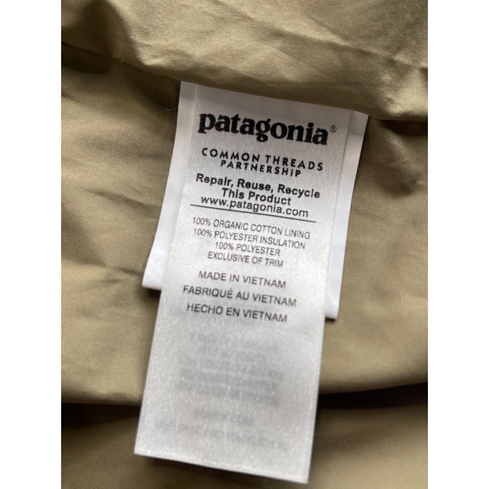Patagonia Womens SZ S Heywood Plaid Jacket Insulated Quilted Cream Blue Rare! - Picture 7 of 12
